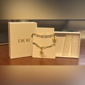 Dior Gold Phone Charm (or bracelet) with 6 interchangeable charms